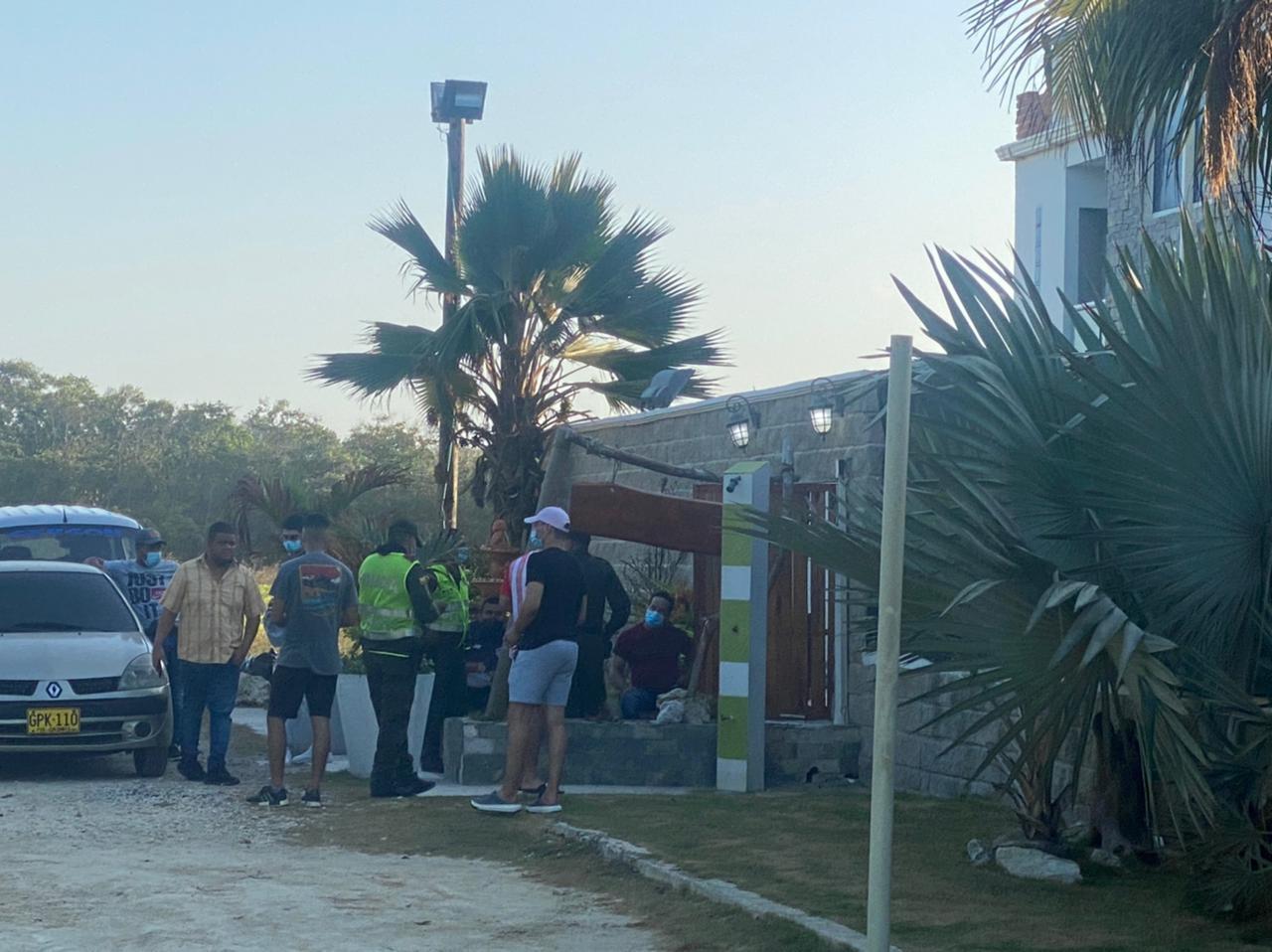 Intervienen Covid-fiesta en Puerto Colombia